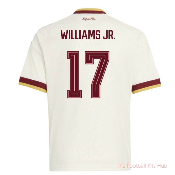 [EFS] 2026/27 Spain Away Shirt (Kids) (Williams Jr. 17)