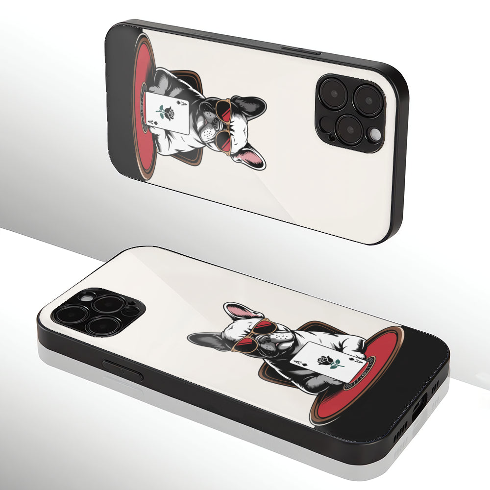 Stylish Buddy - Iphone & Samsung Glass Case for French Bulldog Lovers