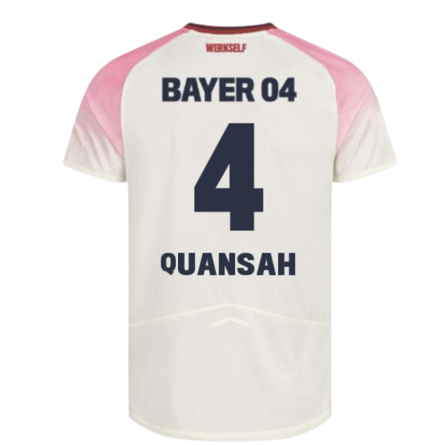 Premium-grade 2025-2026 Bayer Leverkusen Alternate Jersey (quansah 4)
