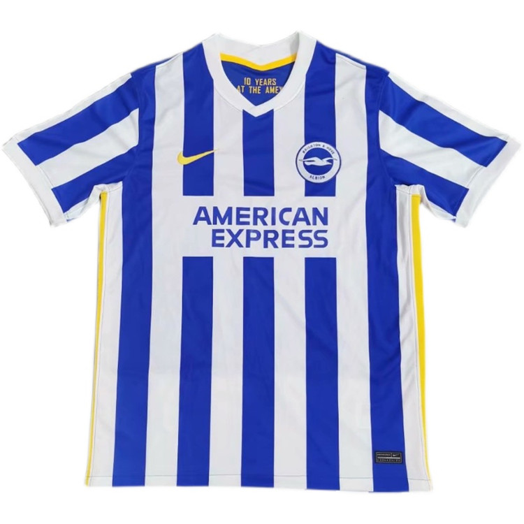 BrightonHove Albion 21-22 Home Blue Soccer Jersey Football Shirt -