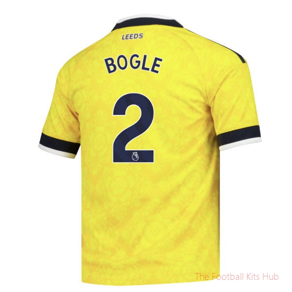 Leeds United 2026-2027 Away Shirt Bogle #2 Match Jersey Kids'