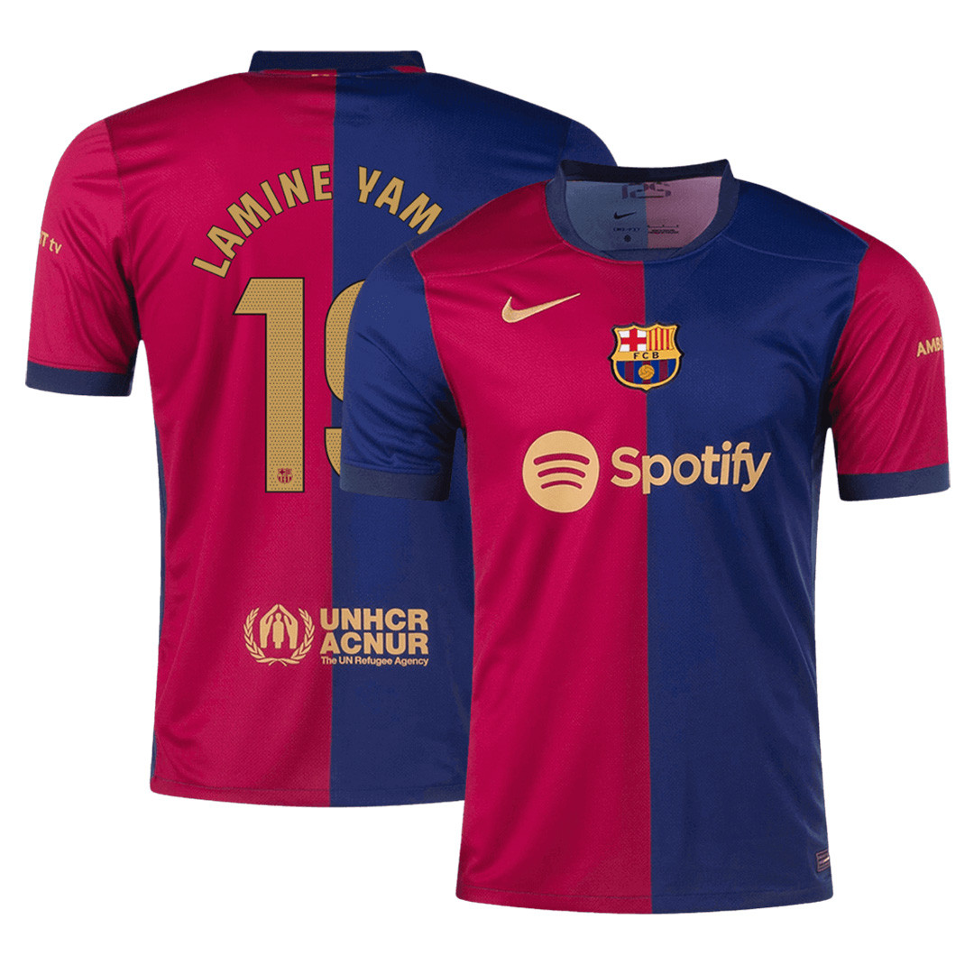Official Barca Barcelona 2425 Home Shirt LAMINE YAMAL 19