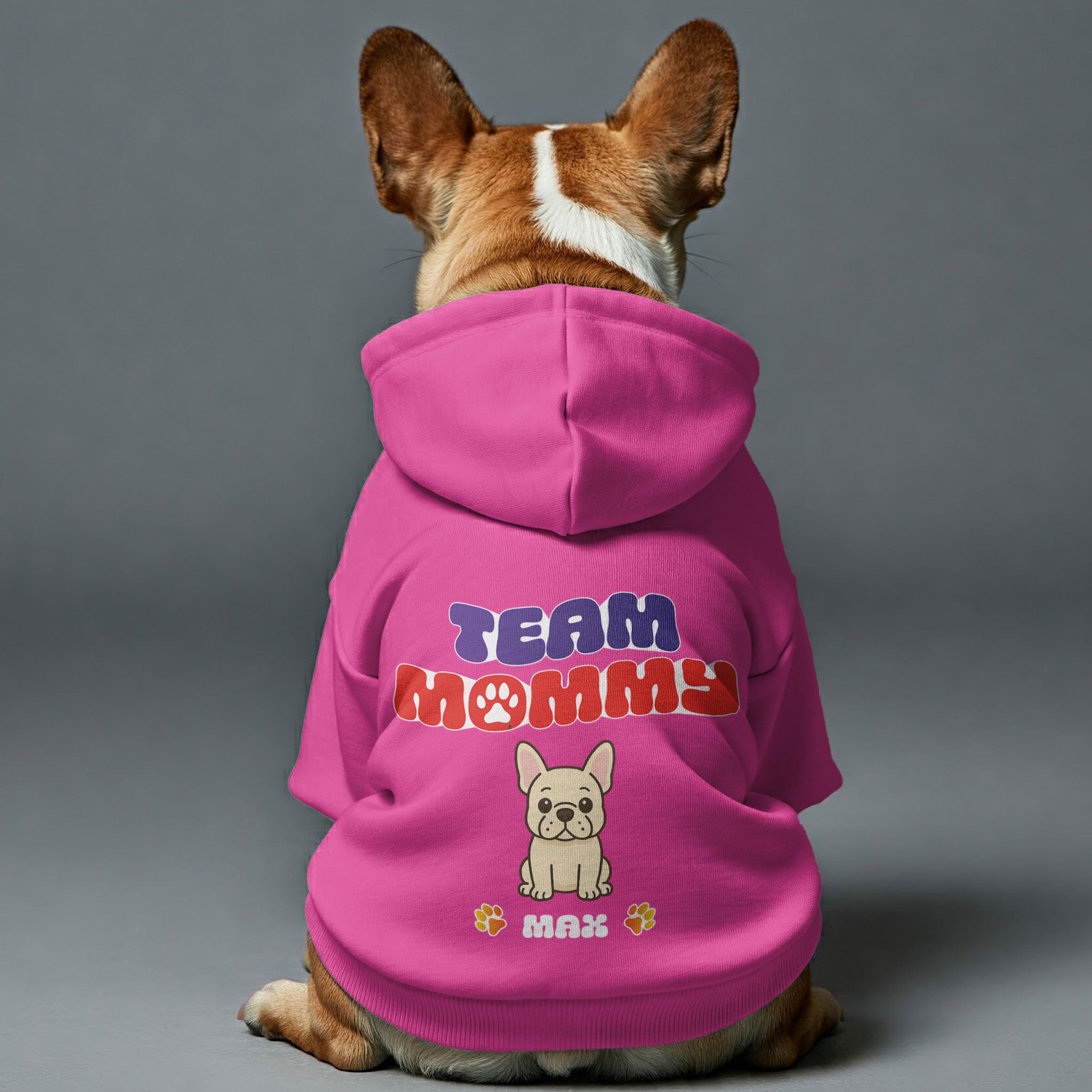 High-Quality Team Mommy - Personalized French Bulldog Hoodies With Fu...