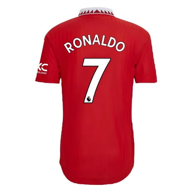 Authentic Design Football Man Utd Authentic Home Shirt Ronaldo #7 ...