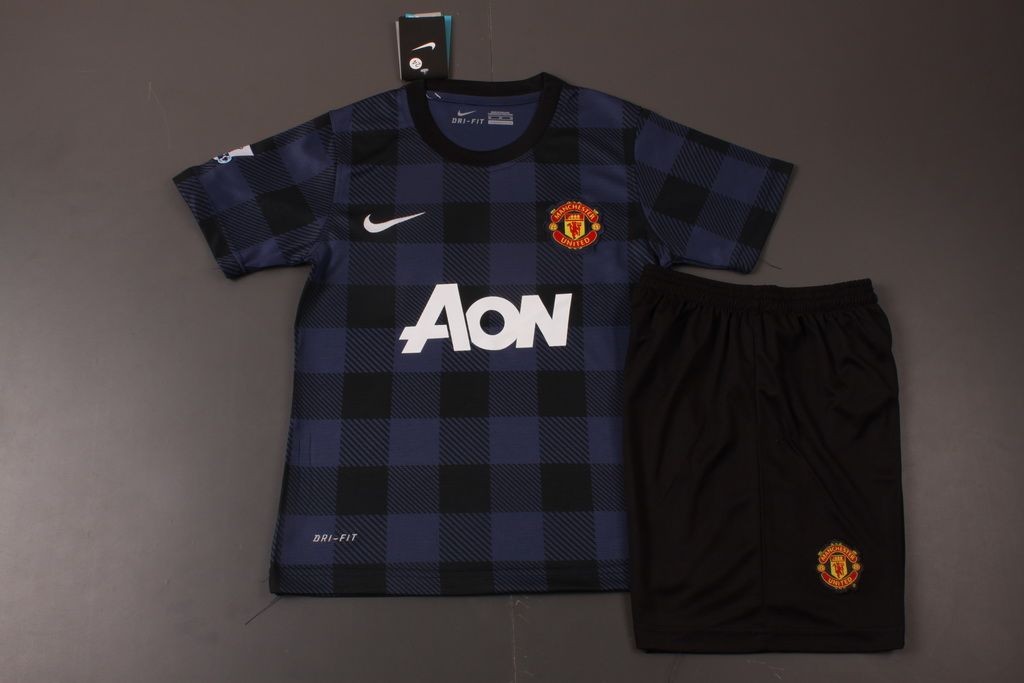 Kids Manchester United 1314 Away Jersey KitShirtshorts - Official