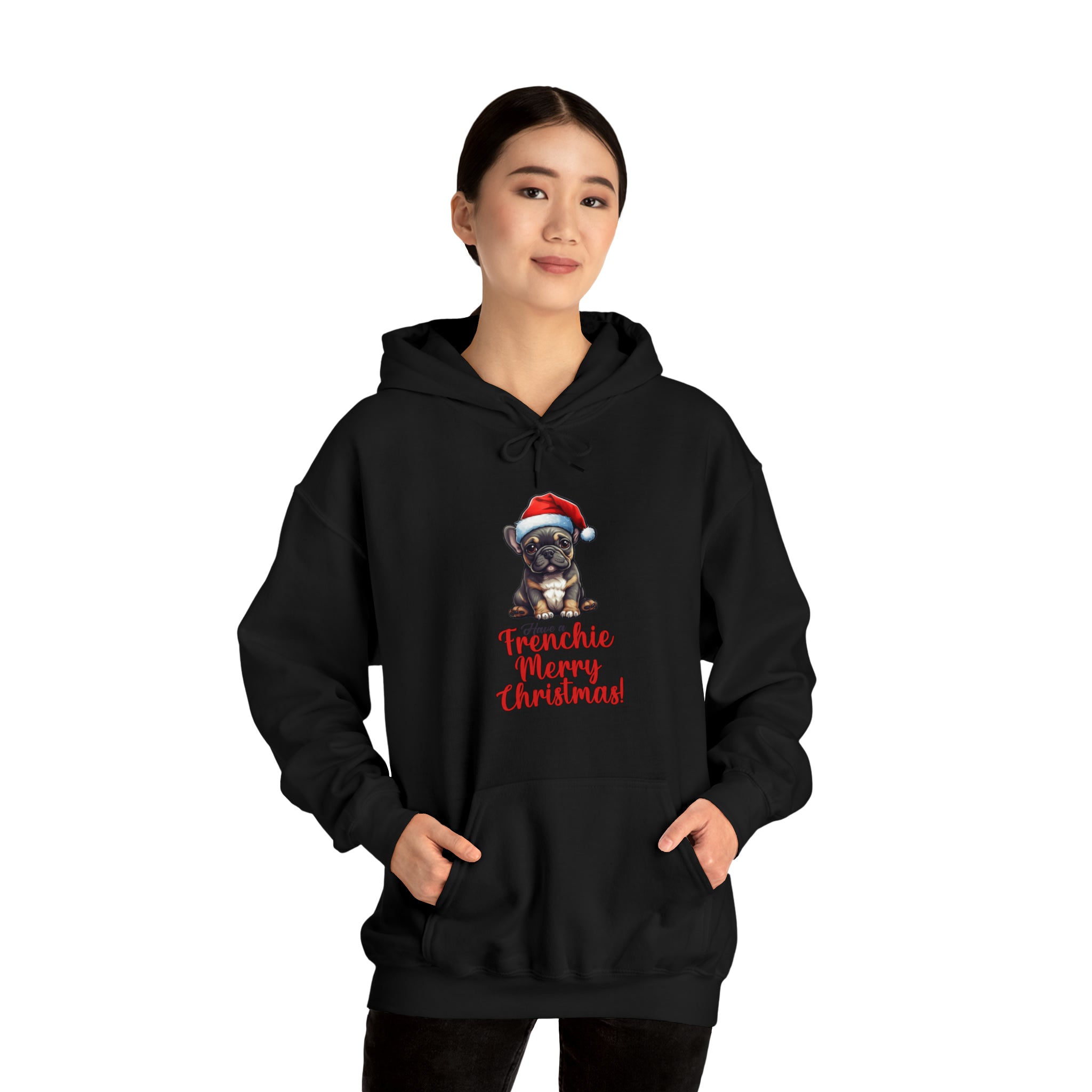 Frenchie Merry Christmas Unisex Hoodie