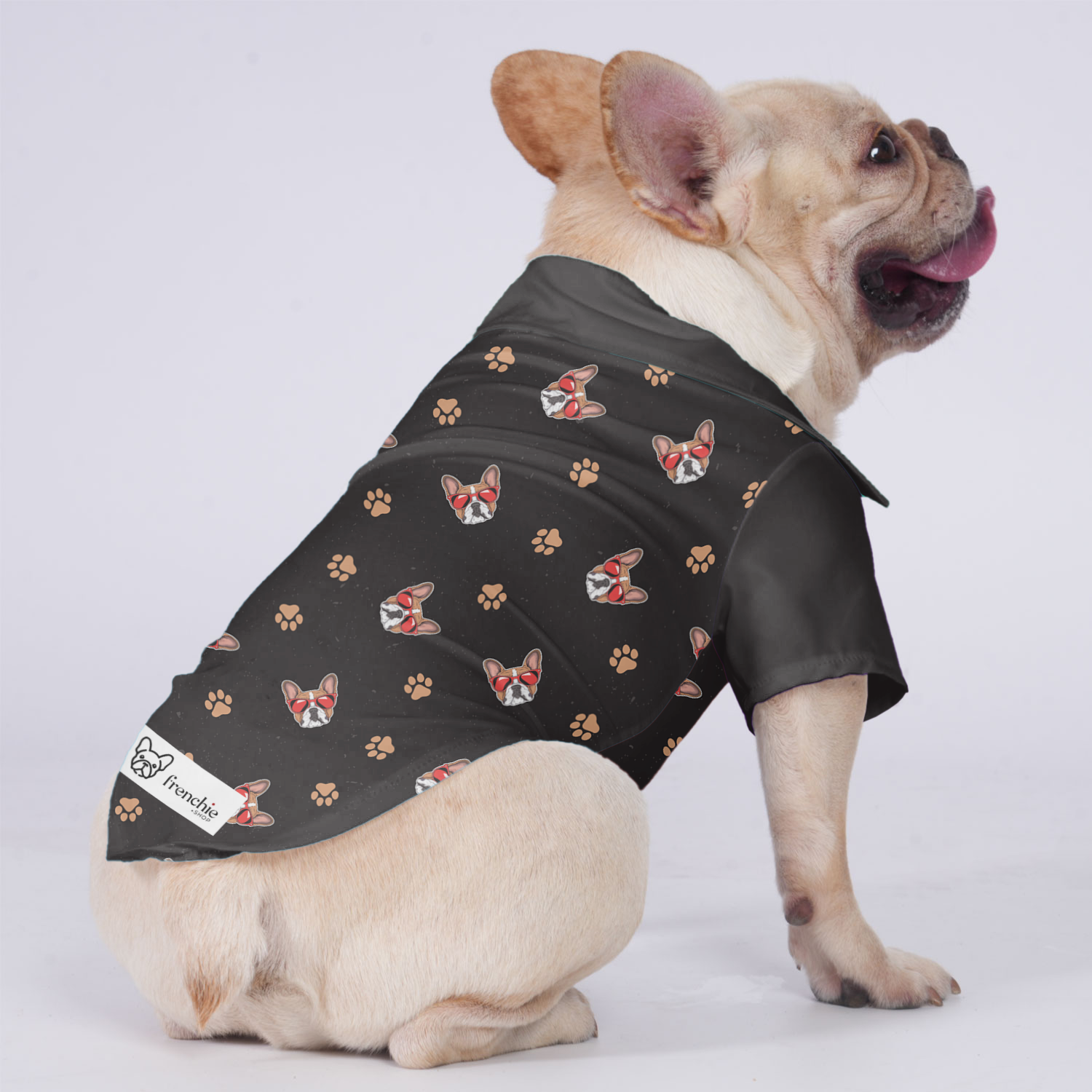 Cozy Minimal-Aesthetic Ocean - Hawaiian Shirt For Frenchies for Home Use