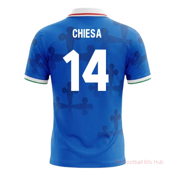 Pro Fan Edition Italy World Cup Football Shirt (Chiesa 14)