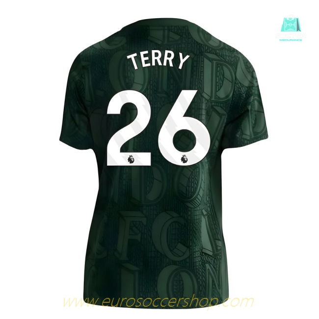 2025-2026 Chelsea Pre Match Shirt (Green) - Kids (Terry 26)