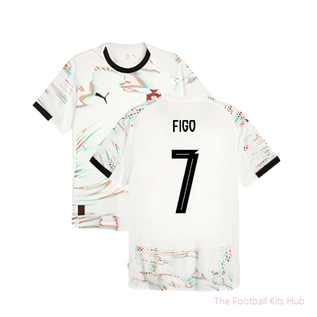 2025-2026 Portugal Away Authentic Jersey (Figo 7)