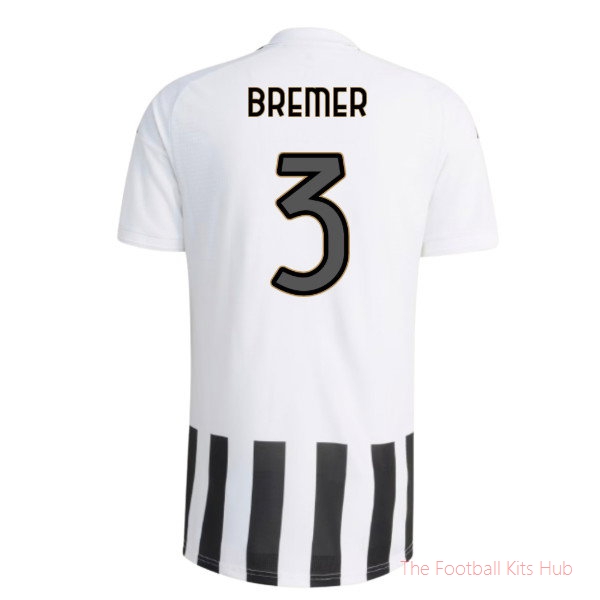 Juventus 2026 2027 Authentic Home Shirt (Bremer 3)