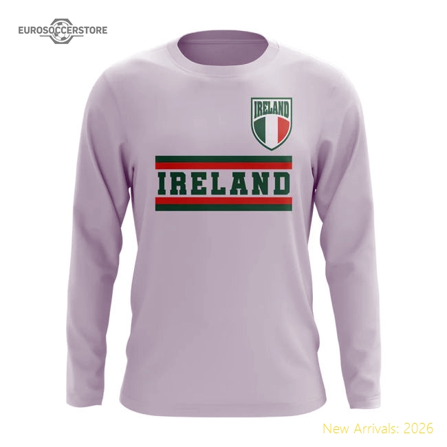 Ireland Core Football Country Long Sleeve T-Shirt (White)