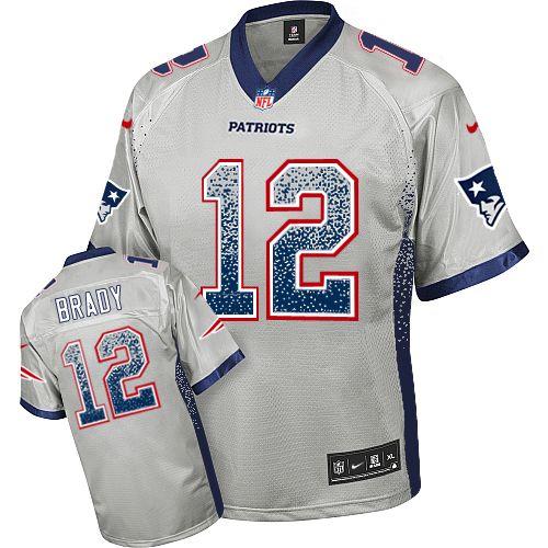 NFL NE Patriots #12 Tom Brady Team Color Elite Jersey - High Quality