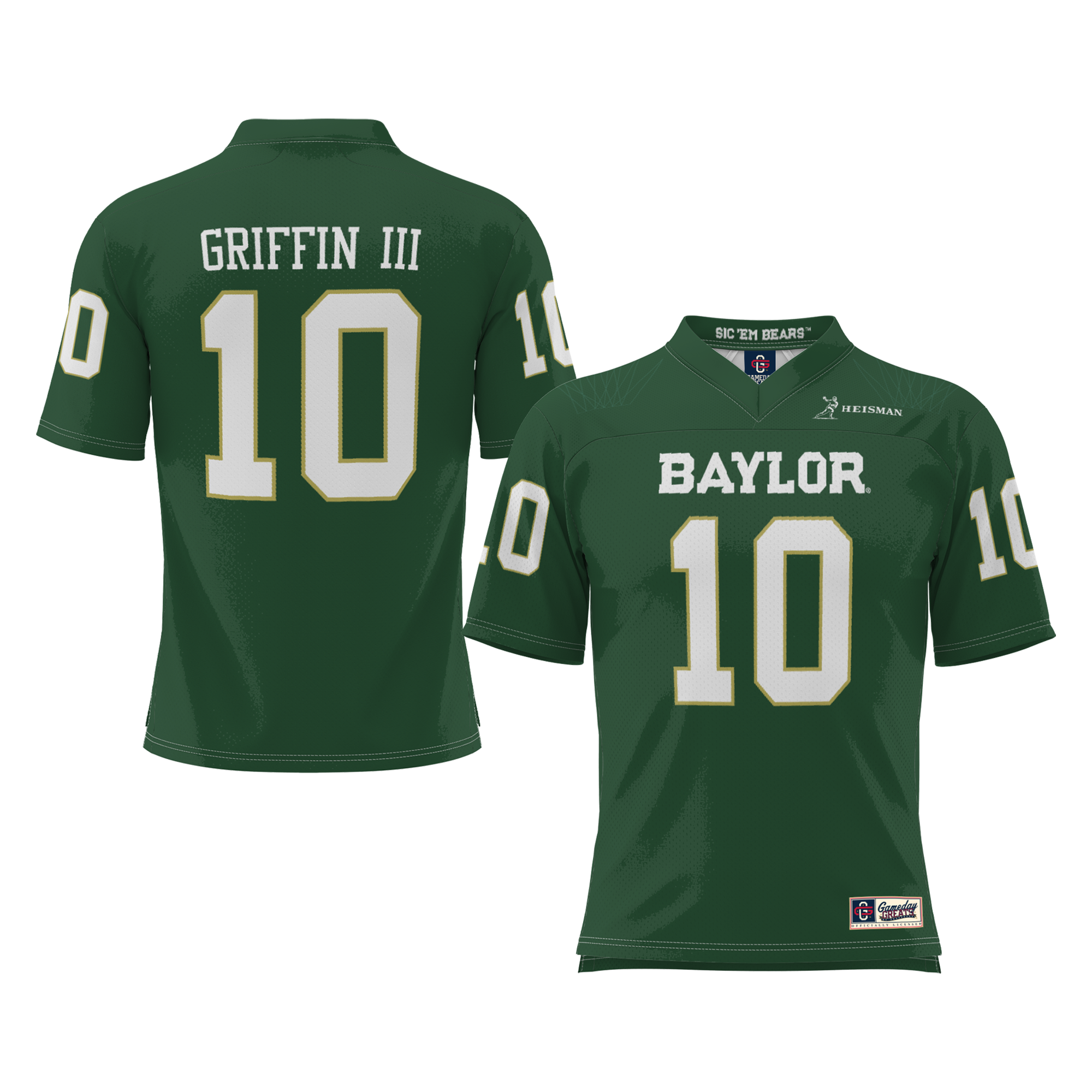 Robert Griffin III Baylor Bears Football Jersey - Green | Stadium Series 2026