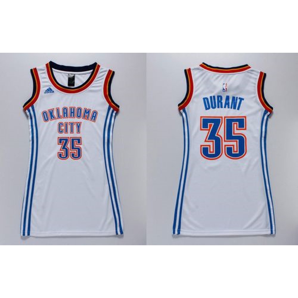 Exclusive Men's OKC Thunder #35 Kevin White Basketball Jersey