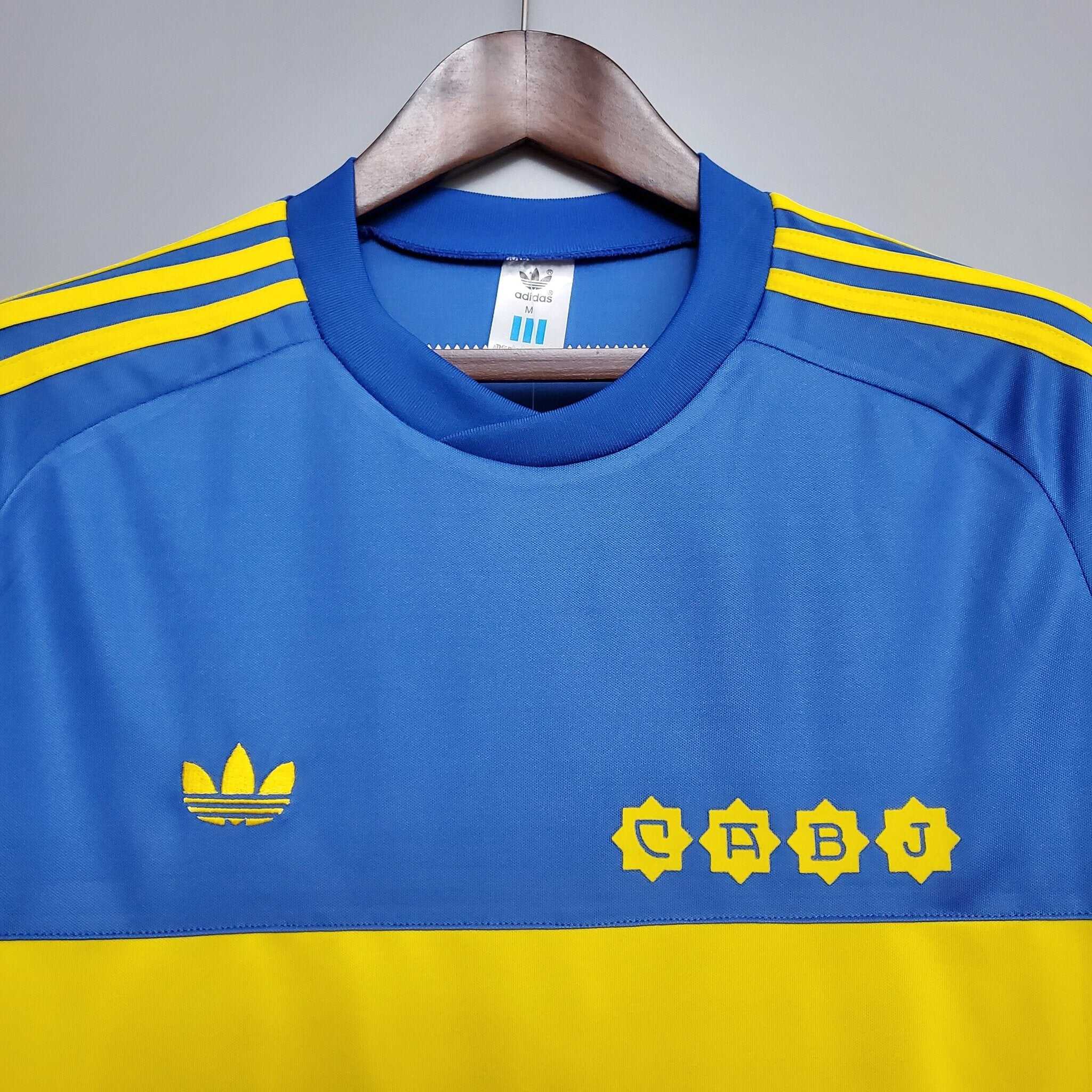 Cheap 1981 Boca Junior Home retro kit – Long sleeve