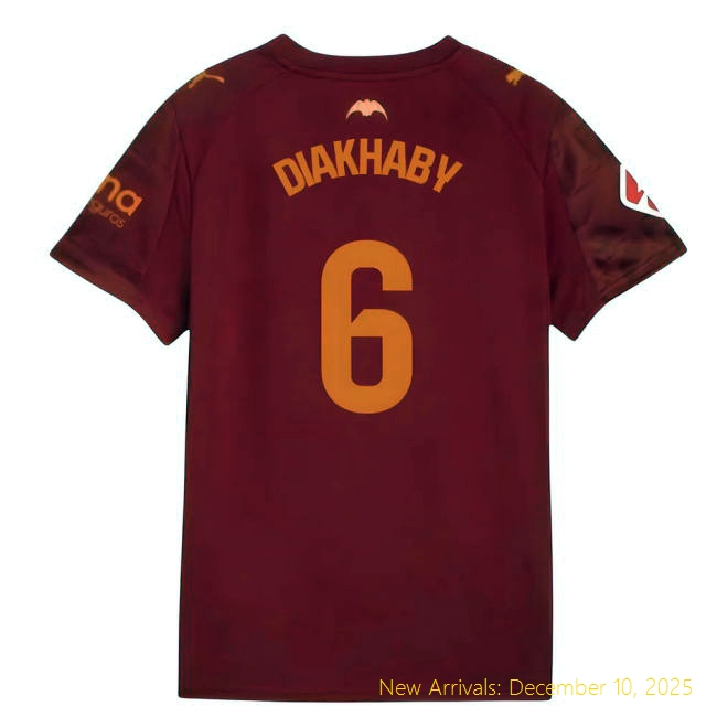 2025-2026 Manchester United Away Shirt - Official Jersey (Diakhaby 6)