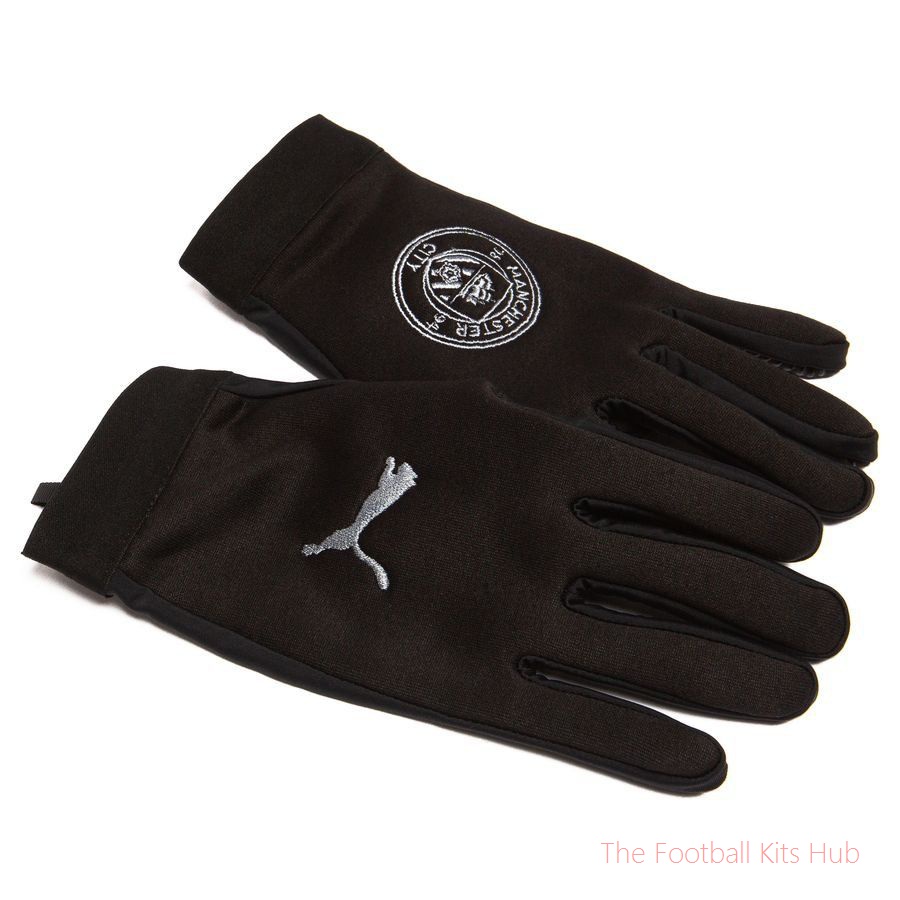 Manchester City Player Gloves Field - PUMA Black/Puma Silver