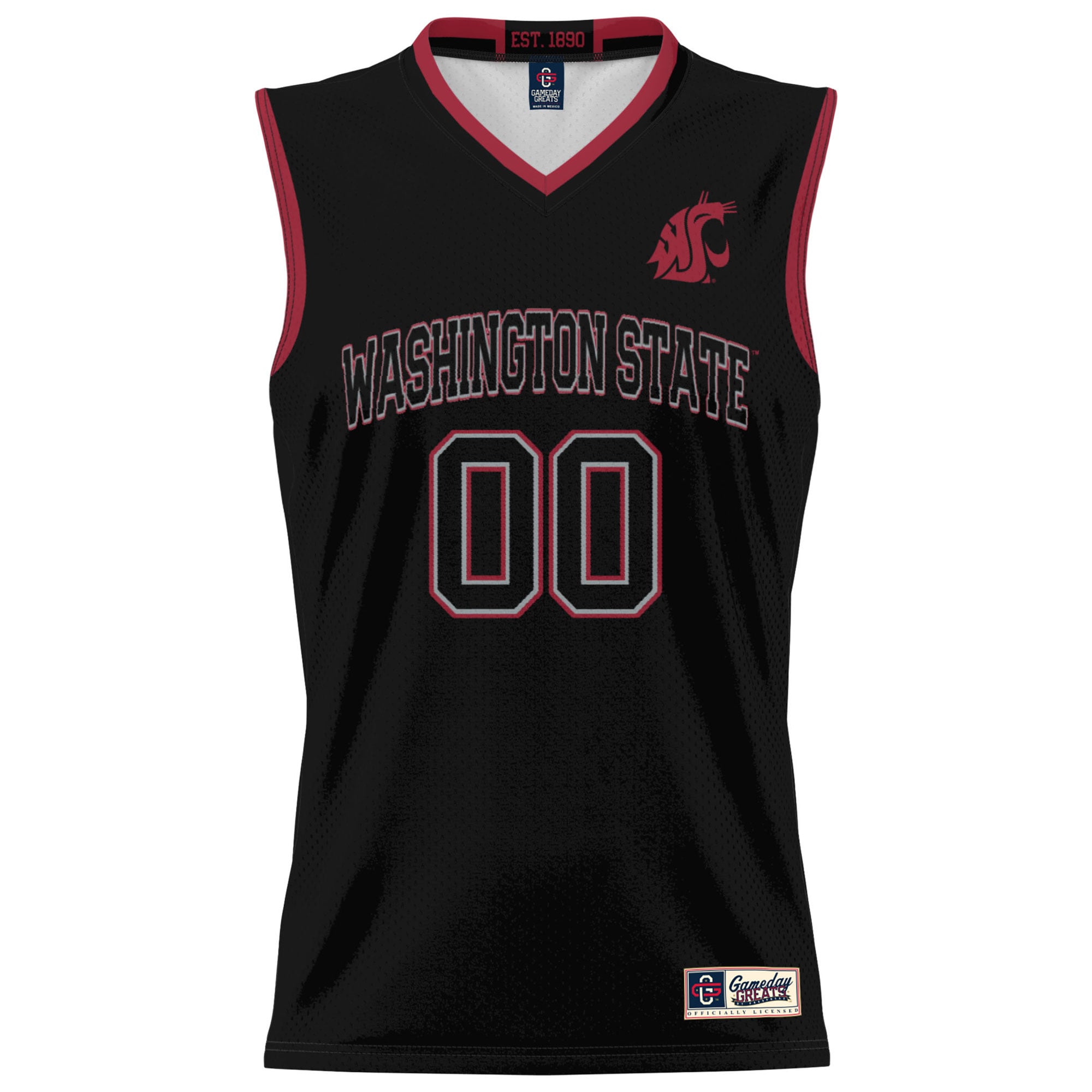 [DDG] Washington State Cougars GameDay Greats Youth NIL Pick-A-Player Men's Basketball Jersey - Black