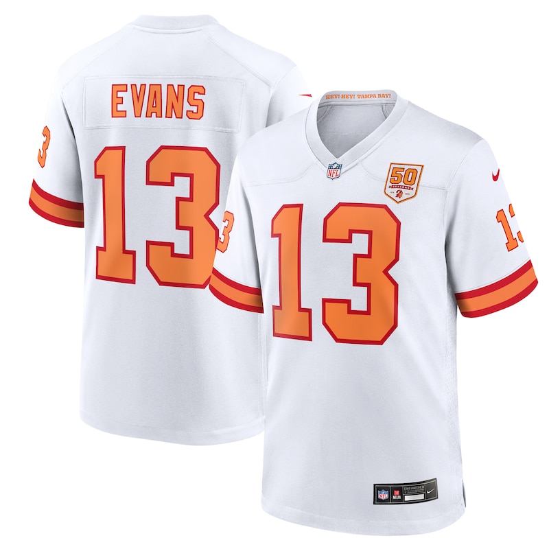 None Mike Evans 76 TB Buccaneers Modern Game-Ready Jersey Football App