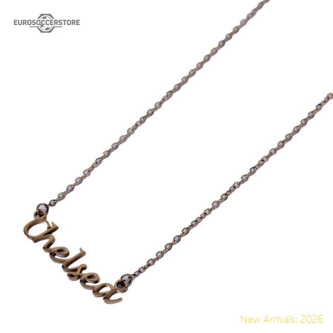 Premium Chelsea Fc Gold Plated Name Dropper Necklace - Premium