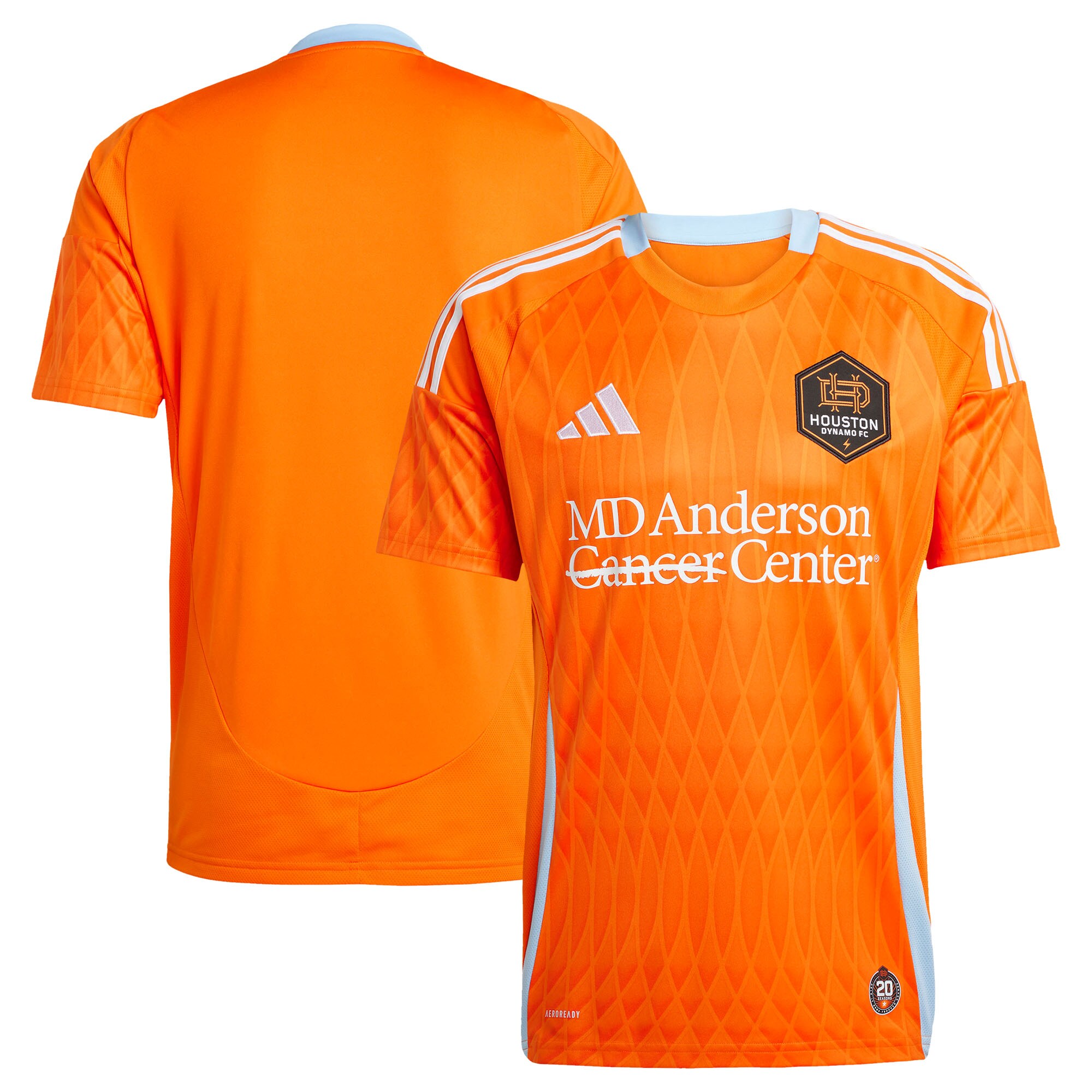 [SJH] Houston Dynamo FC 2025 Season 20 Replica Jersey - Orange