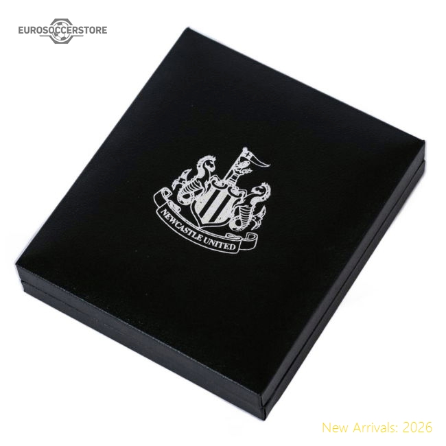 Authentic Newcastle United Fc 18ct Gold Plated On Silver Pendant