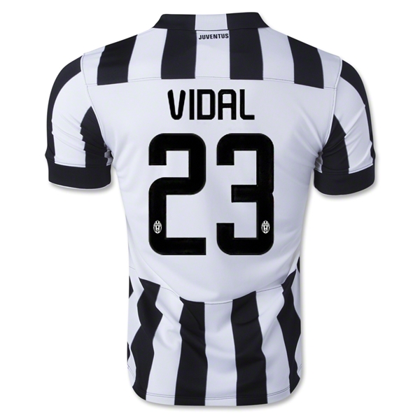Juventus 1415 VIDAL 23 Home Shirt - Official Replica 17339