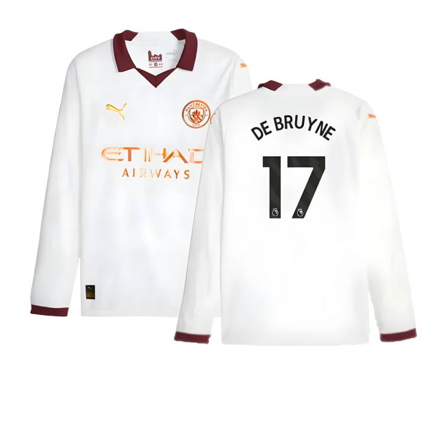 2023-2024 Man City Shirt (DE BRUYNE 17) (DE BRUYNE 17) | Discounted