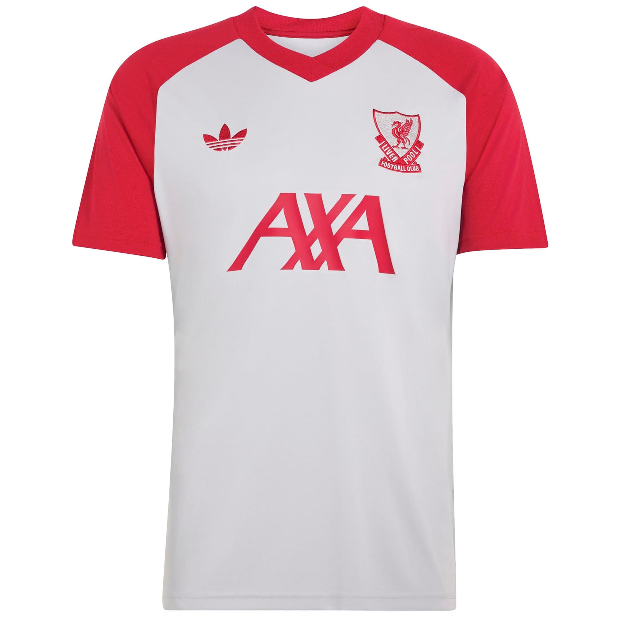 [SJH] Liverpool 2026/27 Away Pre-Match Jersey Top - Gray/Red