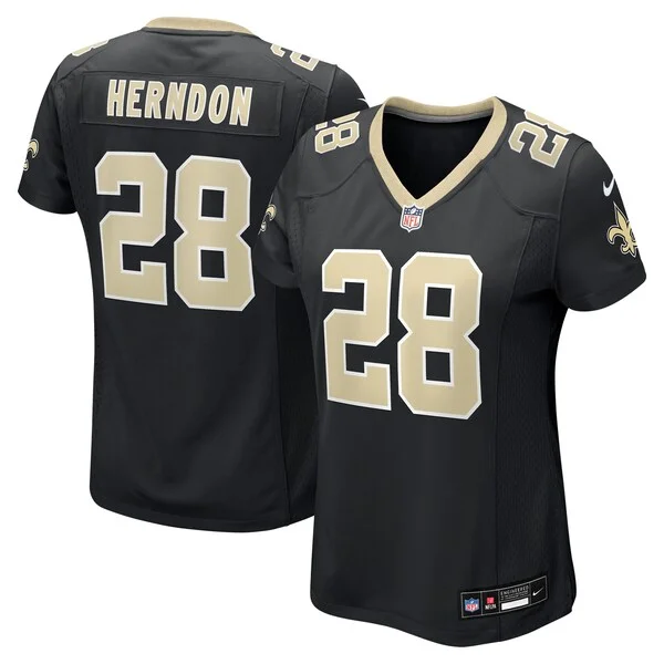 New Orleans Saints Game NFL Jersey - Black | Durable Football Apparel