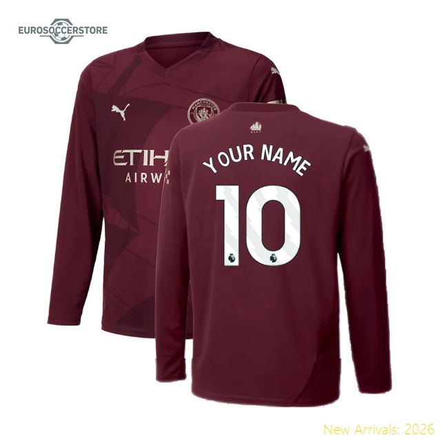 High-quality Kids Man City Jersey 2024-2025 Flexible Stretchy