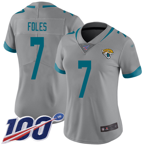 NFL J J Jaguars Nick Foles #7 Team Color Limited Game Jersey - Premium