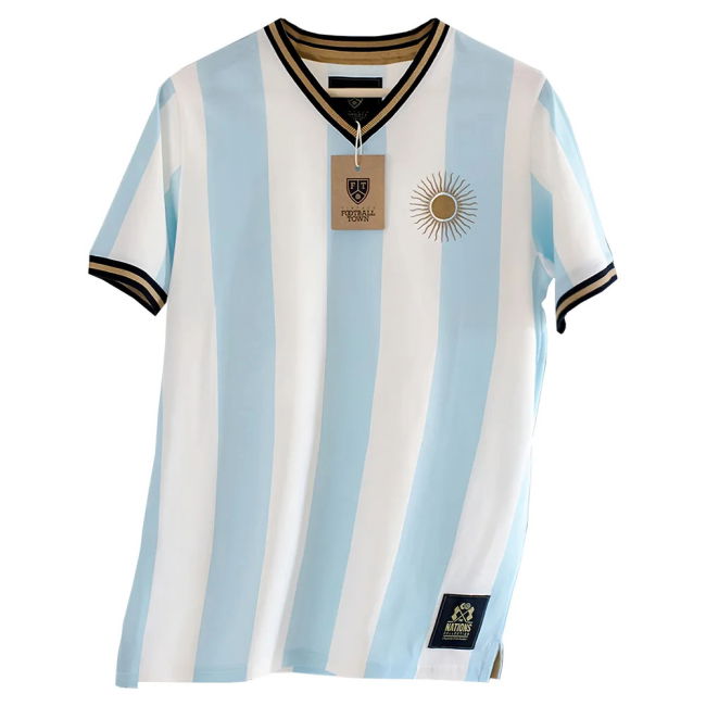 Genuine Copy Argentina Home Supporter Shirt for Adults
