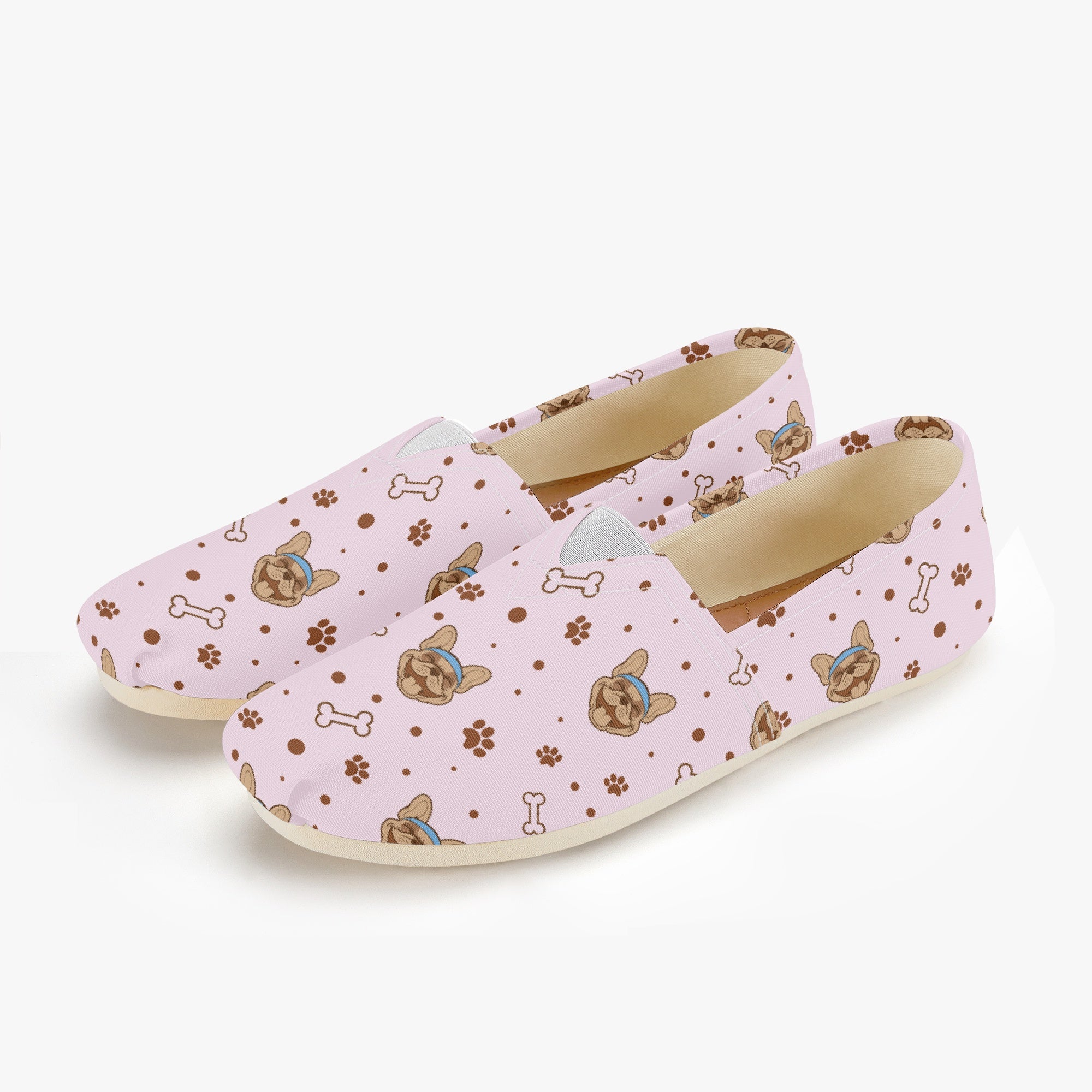 Larry - Frenchie Lover Casual Canvas Shoes Outdoor Style