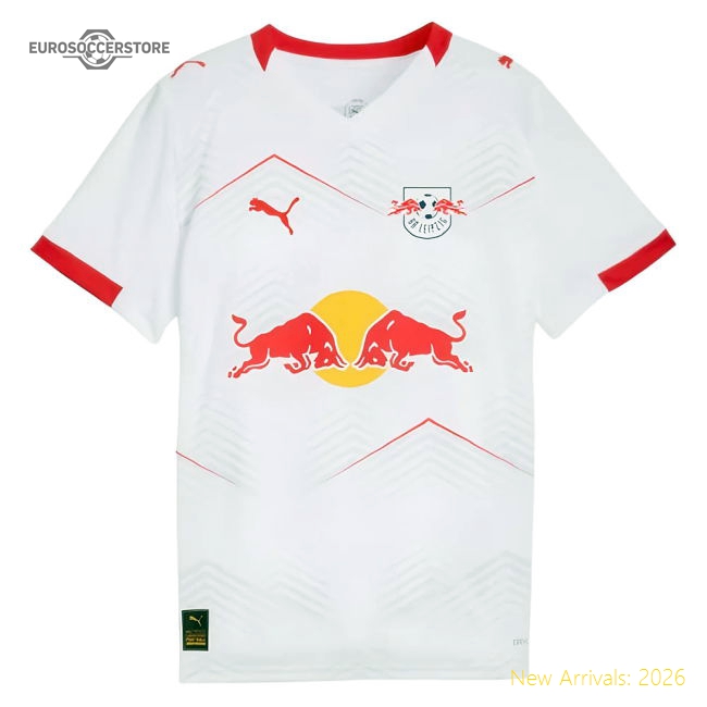 High-Quality 2025-2026 Red Bull Leipzig Home Shirt (Kids)