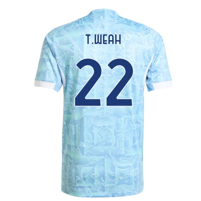 Top Tier Juve Juventus Authentic Away Shirt T Weah #22 New Release...