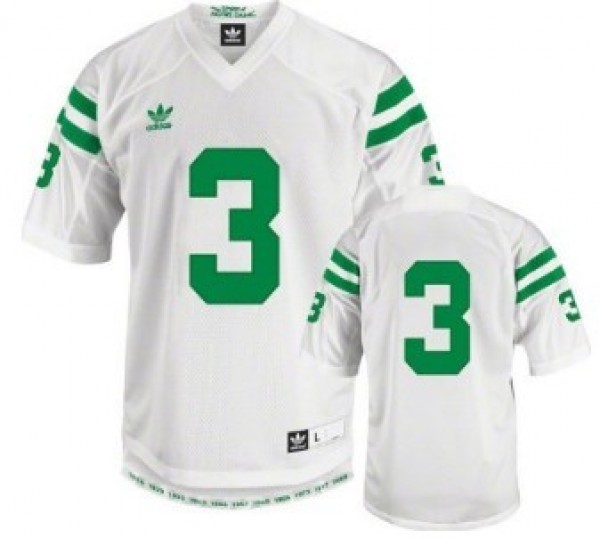 Youth(Kids) Notre Dame Fighting Irish #3 Joe Montana White Adidas Jersey