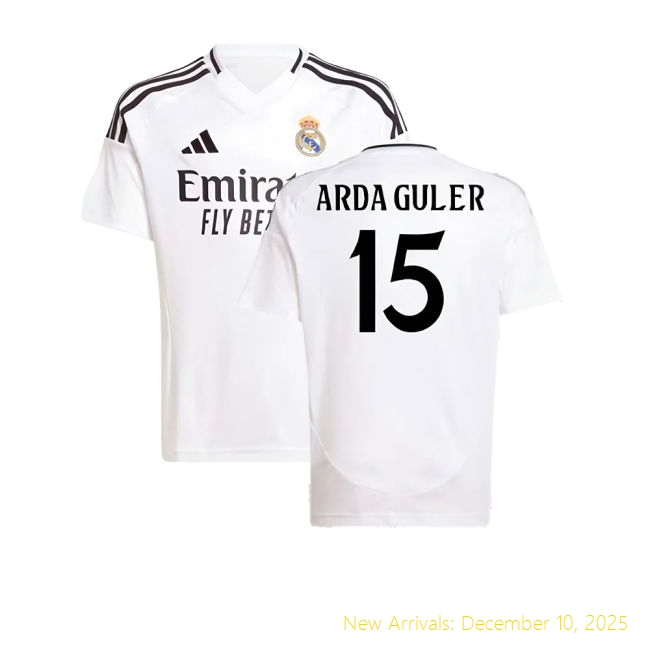 2024-2025 Real Madrid RM Premium Quality Home Shirt (Kids) (Arda Guler