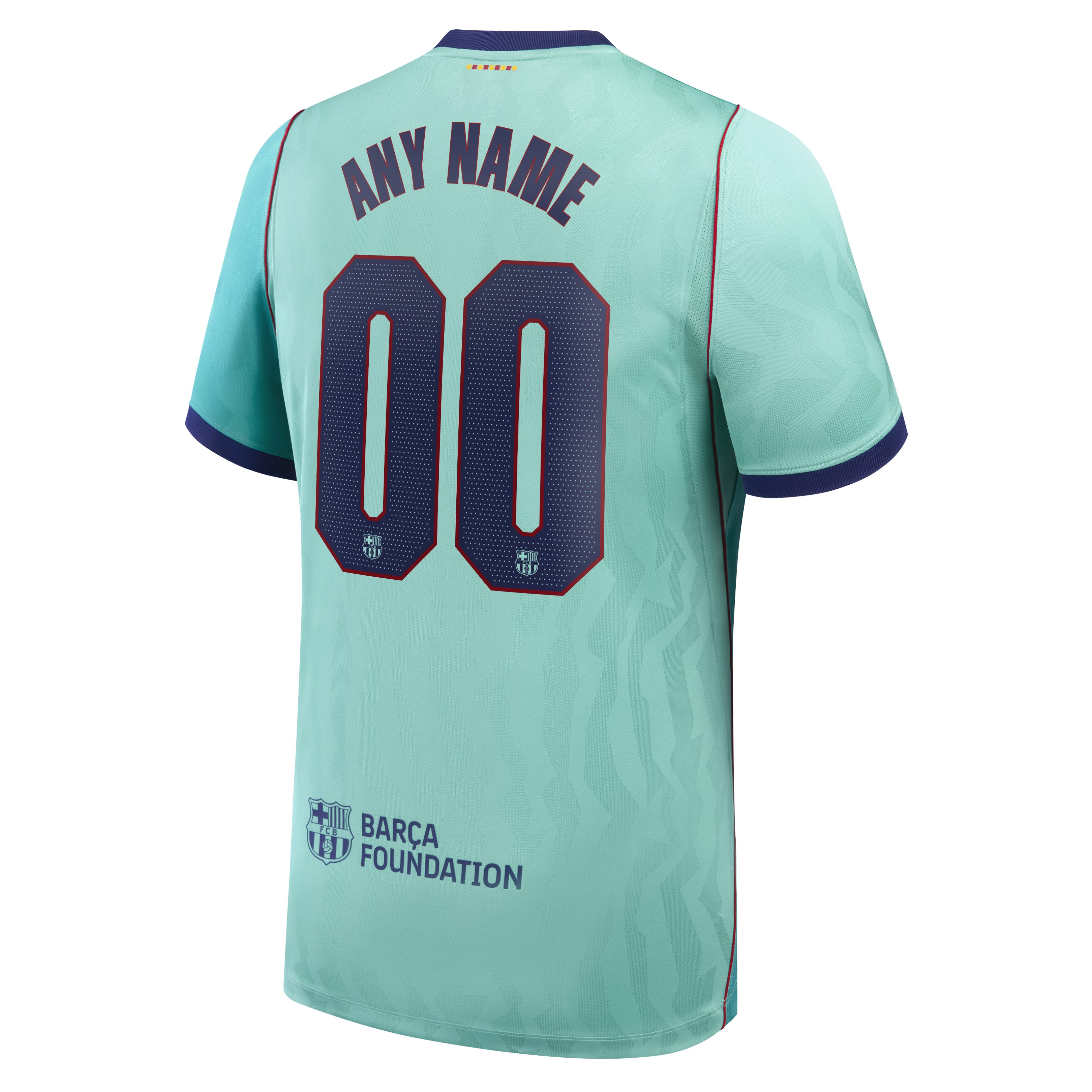 [SD] Barcelona 2026/27 Third Stadium Replica Custom Jersey - Turquoise