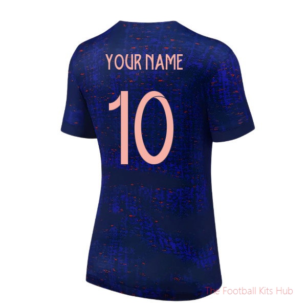 2025 France Womens Team Home Shirt (Unisex) - Ladies (Your Name)