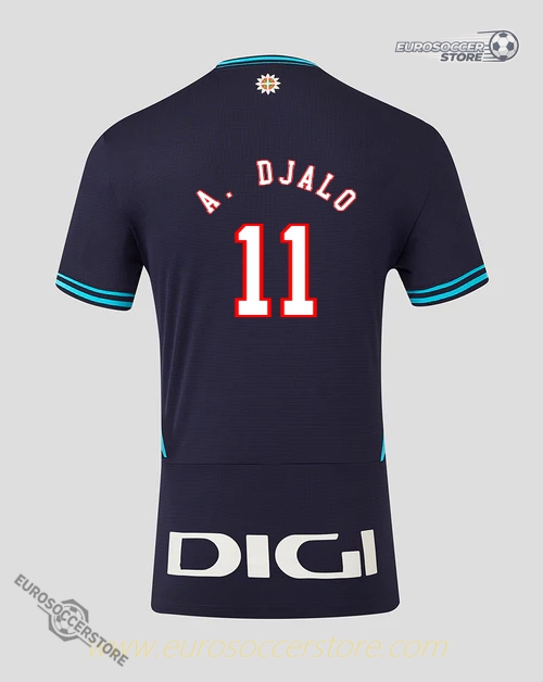 Athletic Club's 25-26 Season Away Jersey, Worn by A. DJALÓ with Number 11