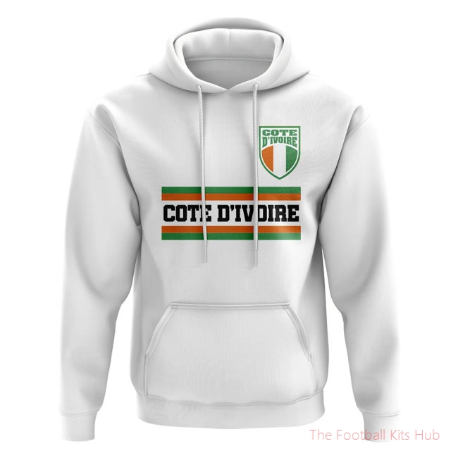 Ivory Coast Core Football Country Hoody (White)