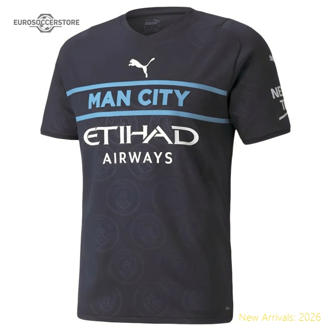 Authentic 2021-2022 Man City Third Shirt - Premium Quality Football