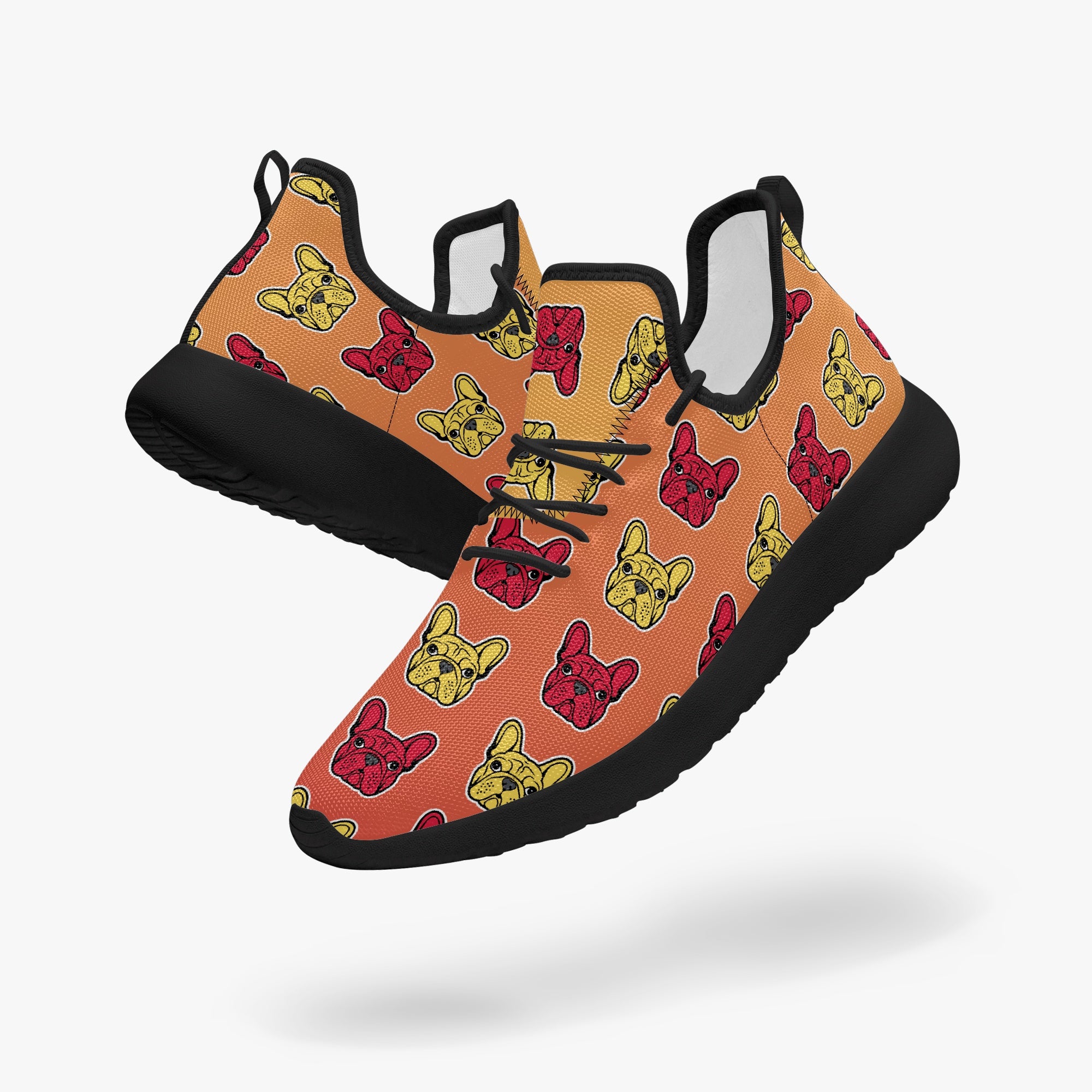 Bertie - Comfy Classic Sneakers Frenchie Themed Wear | Trendy Style