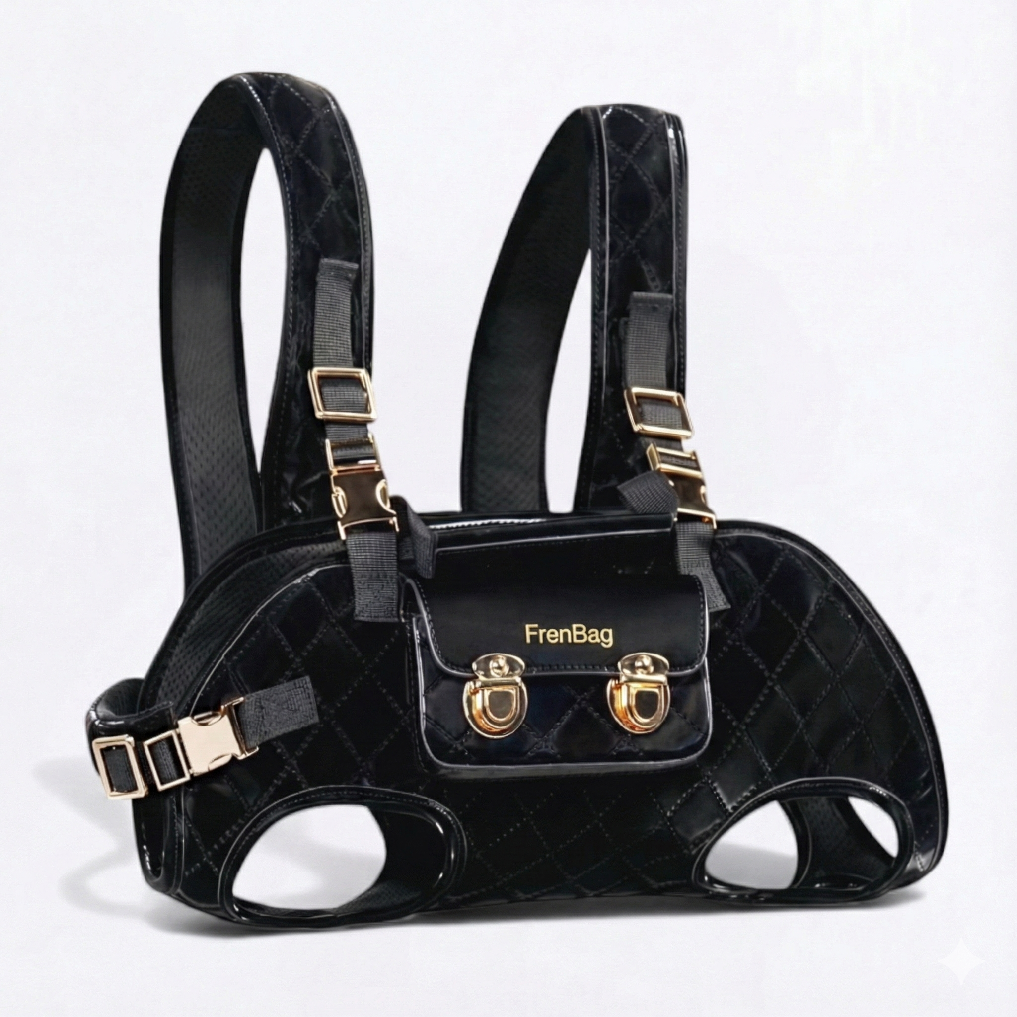 Frenchie-Fan Frenbag Frenchie Backpack Carrier – Ergonomic Breathable...