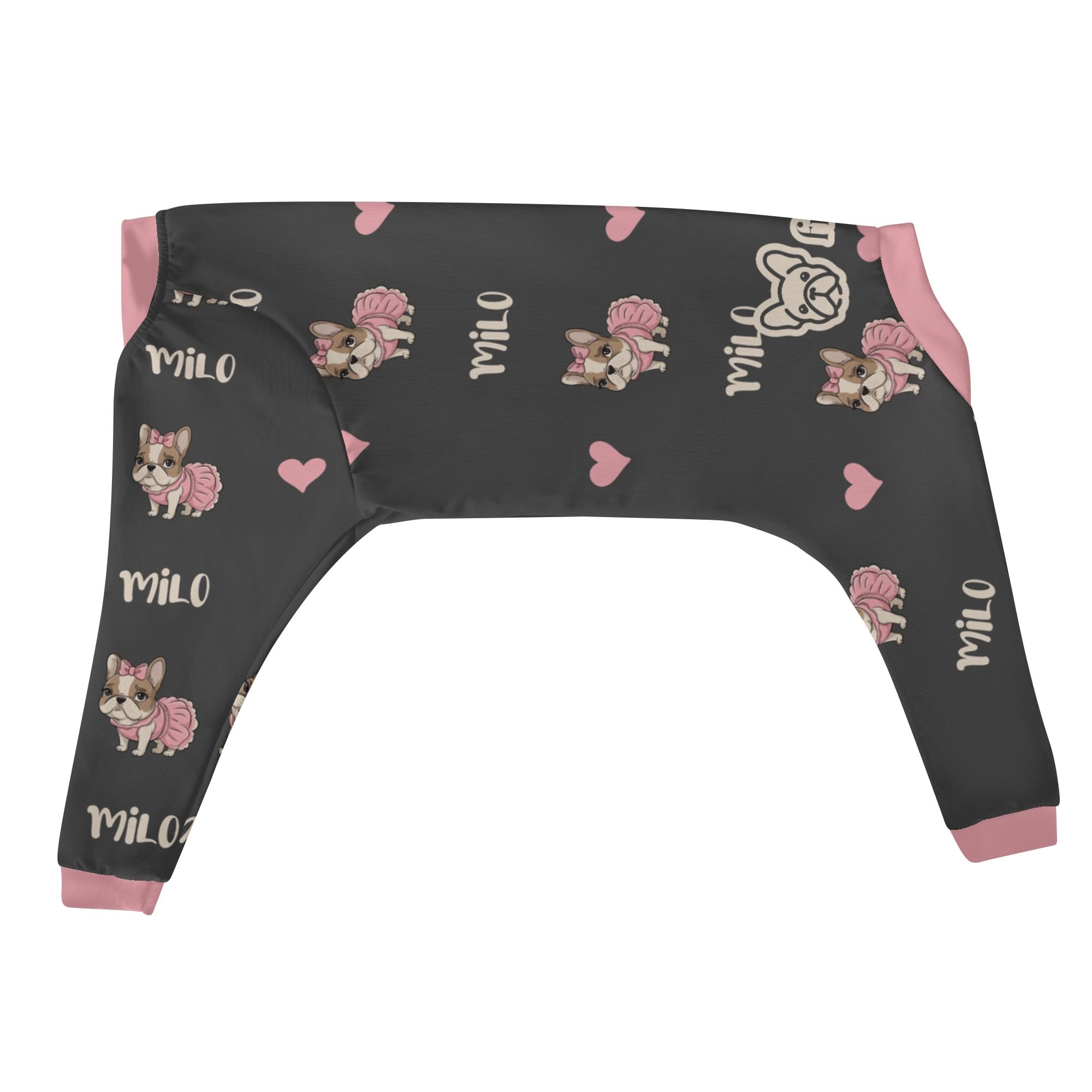 Street-Ready Cookie - Personalized French Bulldog Pajamas With French...