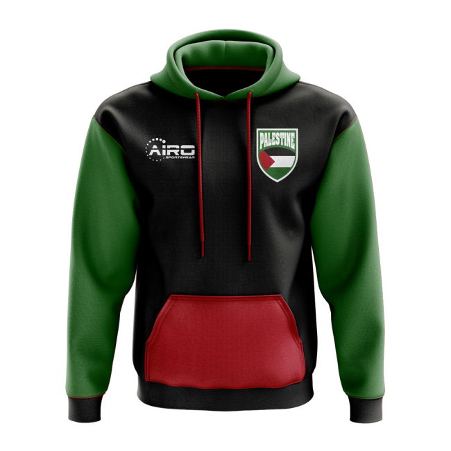 Match-Ready Palestine Concept Country Football Hoody (Black)