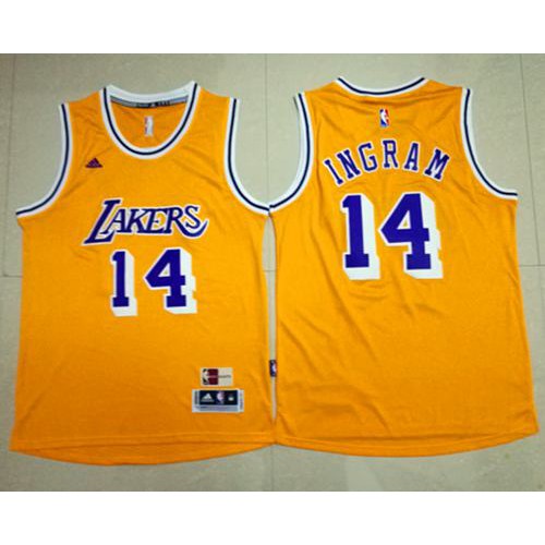 LAL Brandon #14 Durable Design Swingman Jersey Contemporary Design