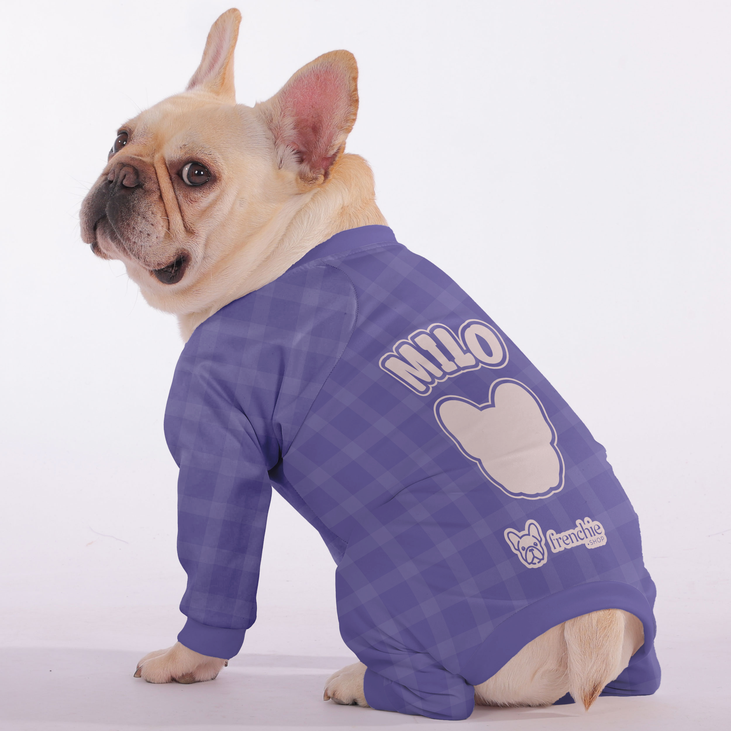 French Bulldog Pepper Personalized French Bulldog Pajamas With